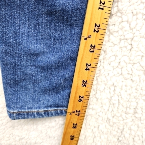 Current/Elliott "The Stiletto" Light Wash Size 28 Cropped At Ankle - Picture 4 of 10